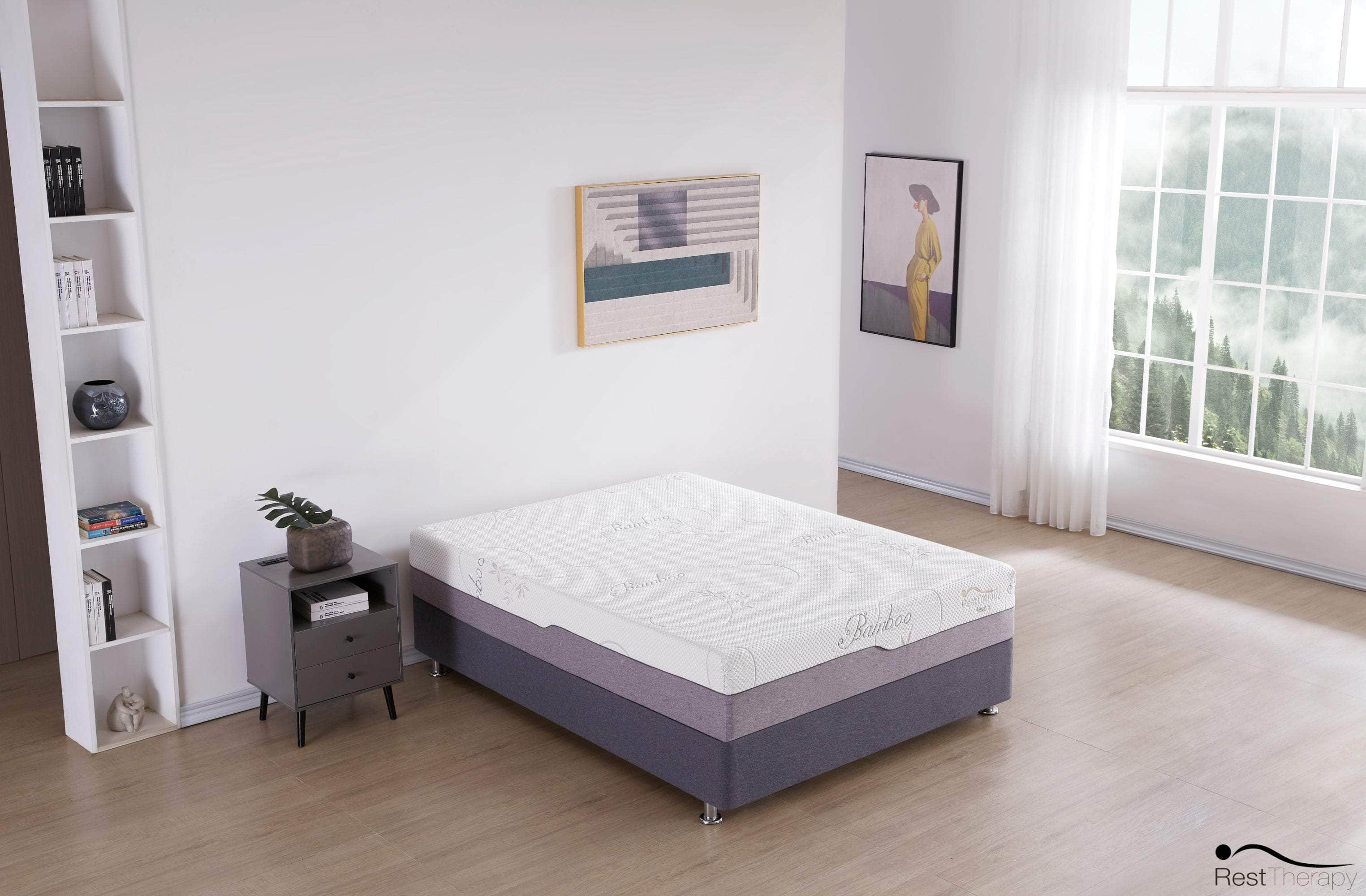 Cool gel memory foam mattress clearance king